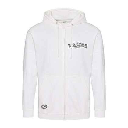 Valkoinen vetoketjuhuppari